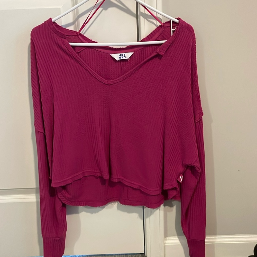 Joy Lab waffle knit long sleeve
